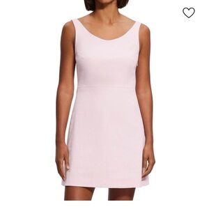 Theory Soft Pink Linen Dress